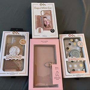 Iphone XS case bundle!!! ♠️ Kate Spade/Case-mate